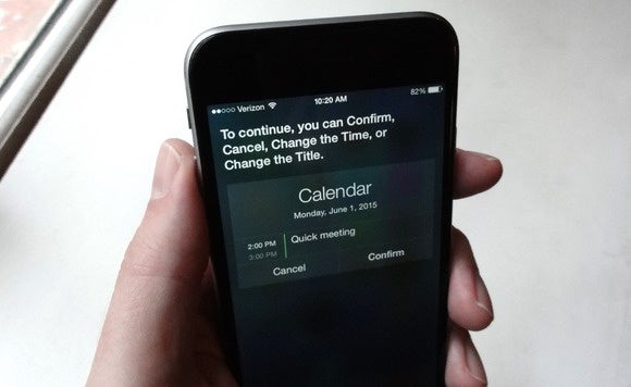 Ask Siri to add or change an event