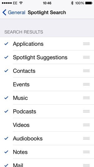 iOS 8 Spotlight