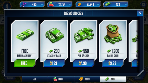 jurassic cash