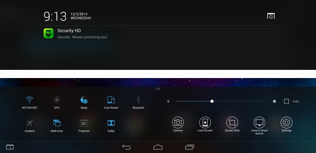 Lenovo Old Android UI: Notifications