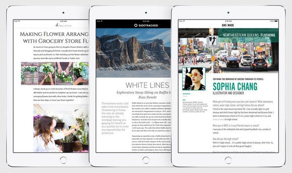 news app assembles layouts on the fly