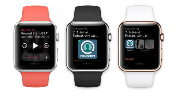 overcast apple watch glance