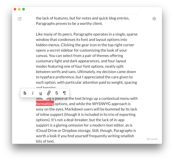 paragraphs