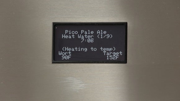 picobrew zymatic heating water lcd