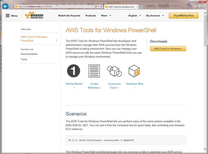 powershell tools aws3