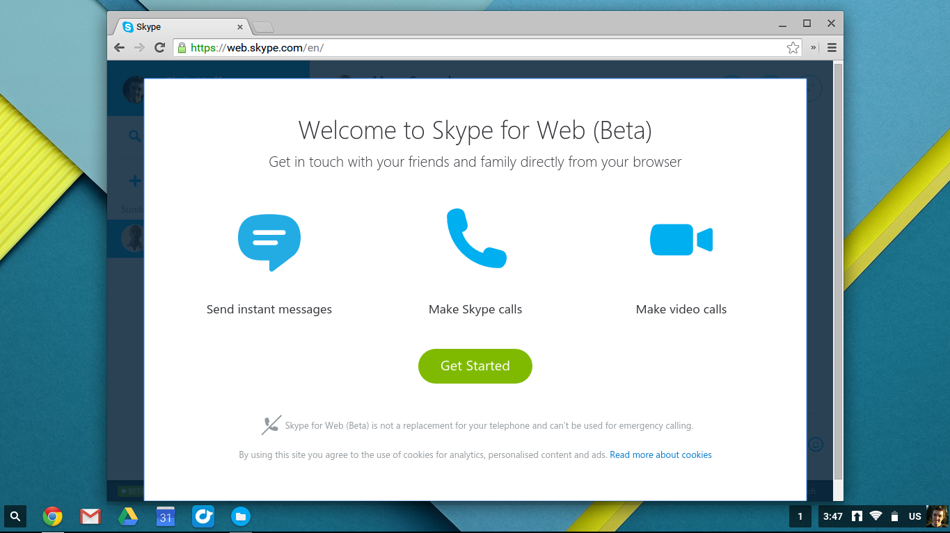 how to download skype on google chrome laptop