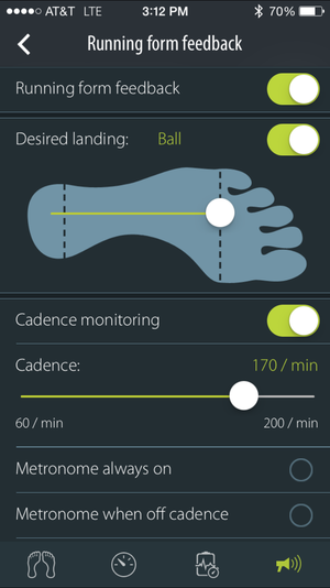 sensoria metronome