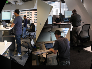 Tired of sitting all day? Tech pros take a stand