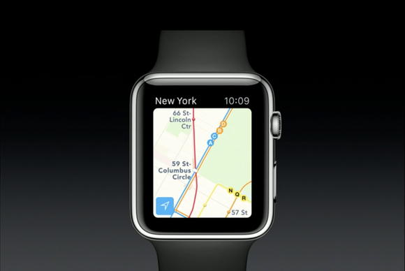 watchos 2 maps
