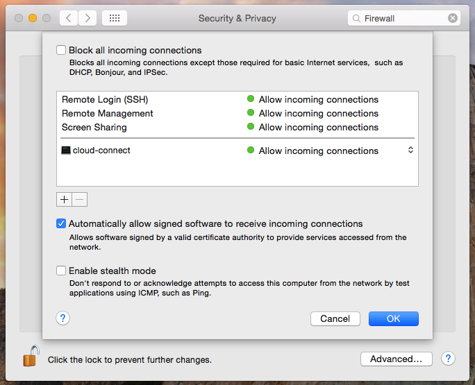 apple mac os firewall