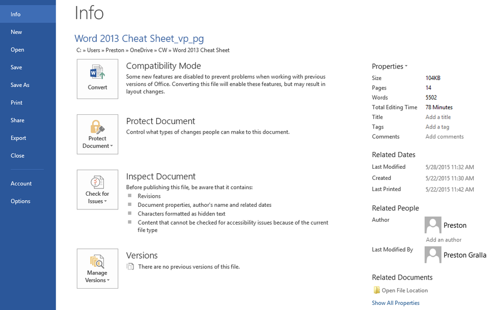 how to change style set in word 2013 to shaded