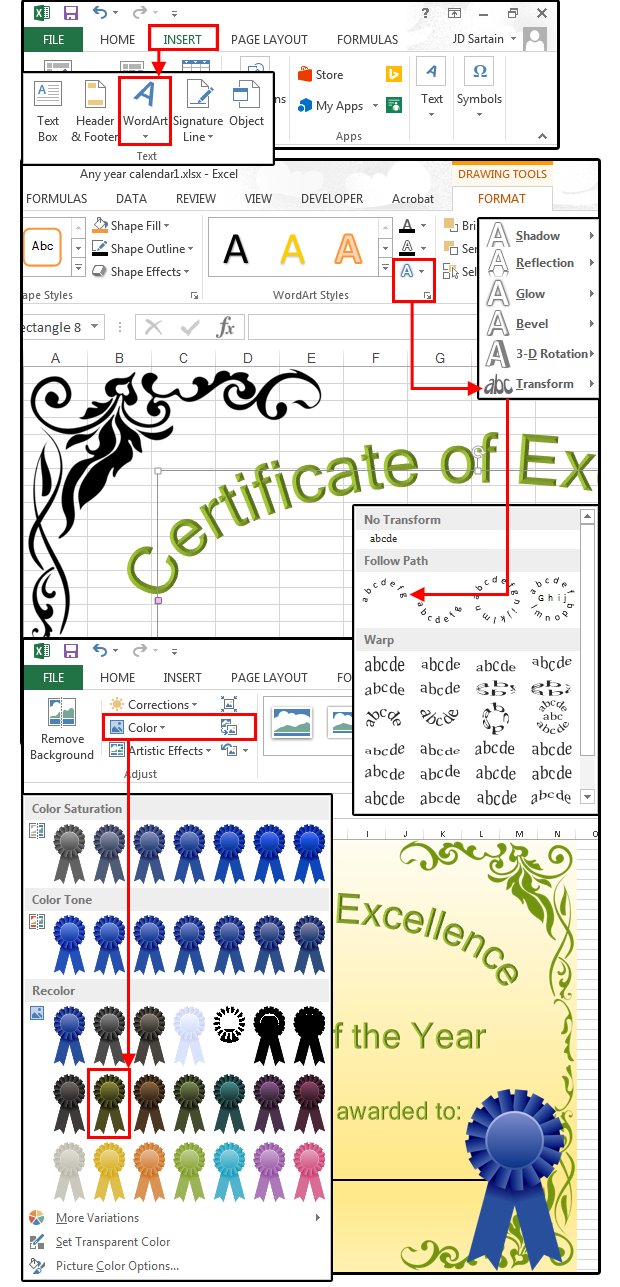 Bet You Didn T Know Excel Could Do Graph Paper Address Labels Award Certificates Pcworld