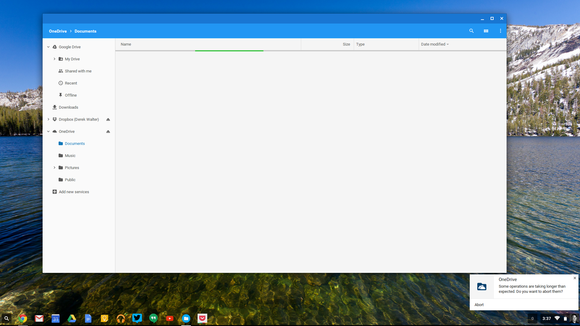 chrome menu error