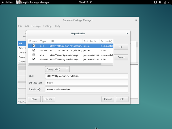 device driver manager debian repositories