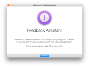 feedback assistant mac intro