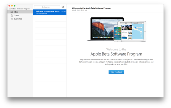 feedback assistant mac ui