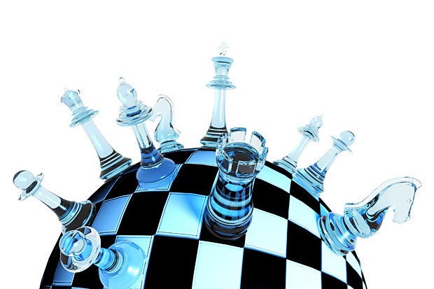globe chess geopolitics