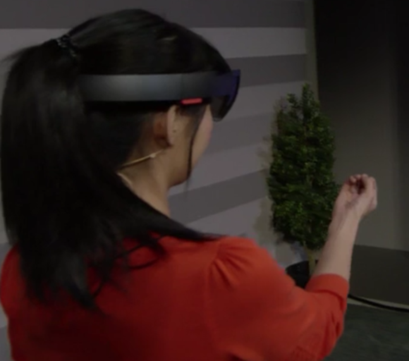 hololens start gesture