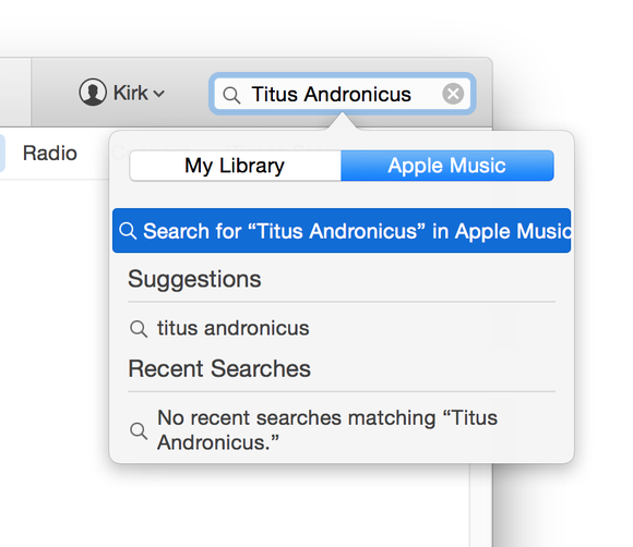 itunes search