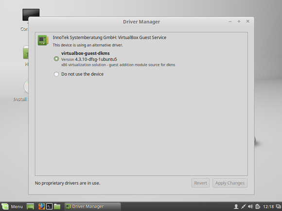 how to check video driver linux mint