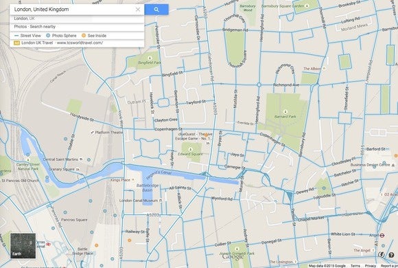 london street view gaps