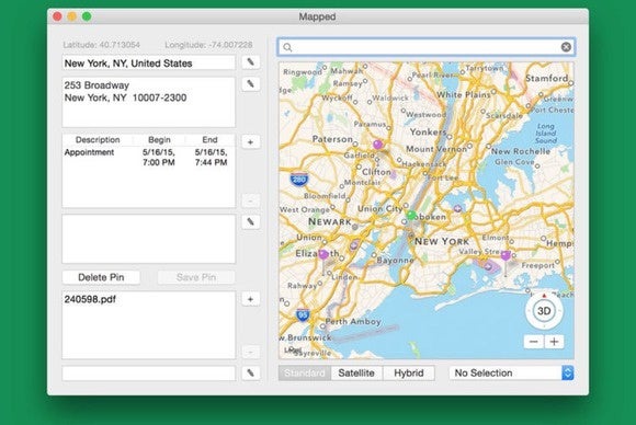 mapped