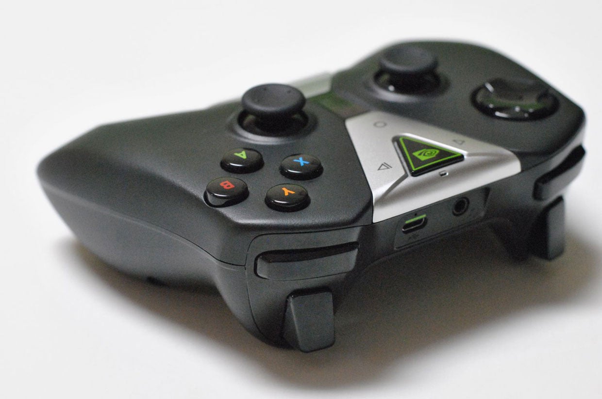 nvidia shield tv with controller
