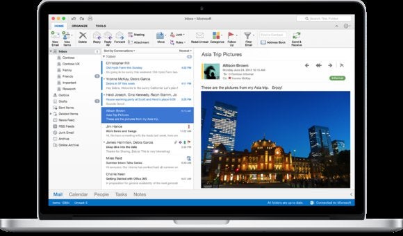 Outlook para mac el capitan