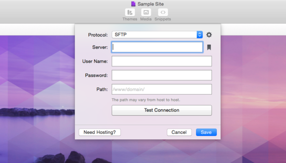 rapidweaver screenshot4
