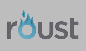 roust logo gray