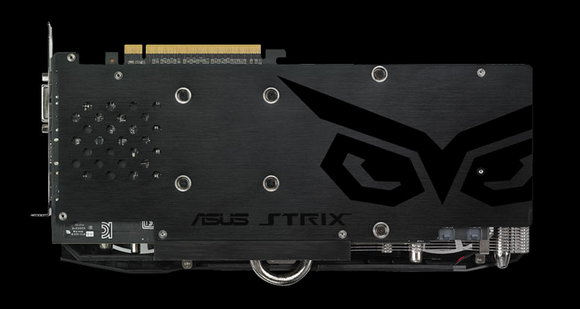 strix r9 390x radeon backplate