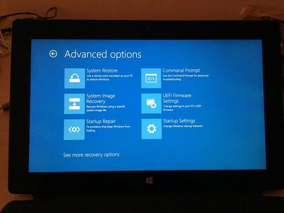 uefi firmware settings photo