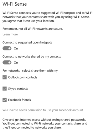 wi fi sense