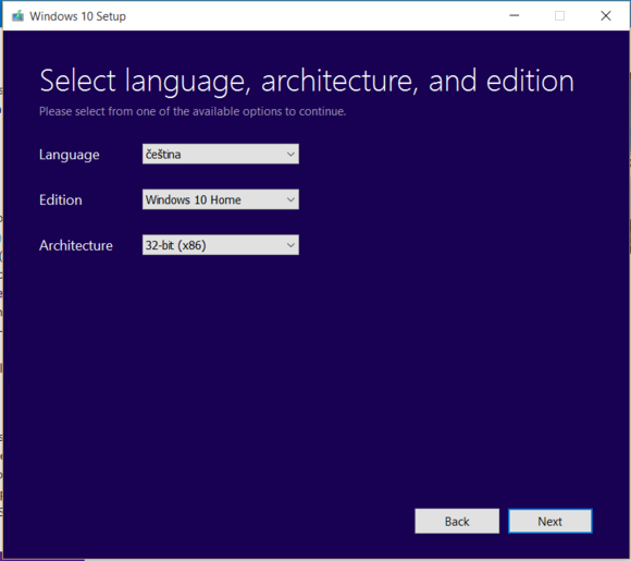 herramienta de Windows 10 instalar