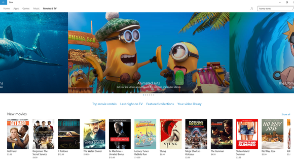 windows 10 video store
