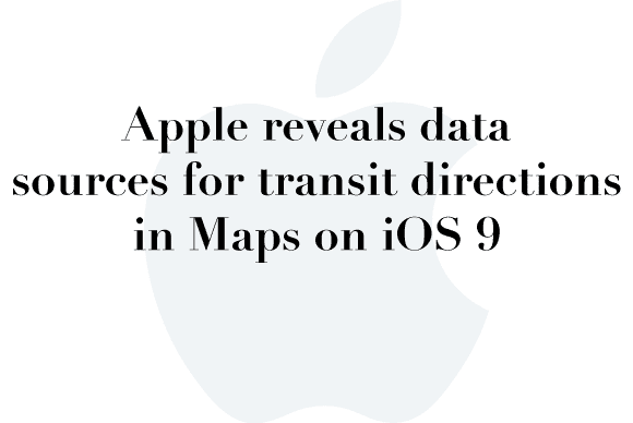 apple maps sources