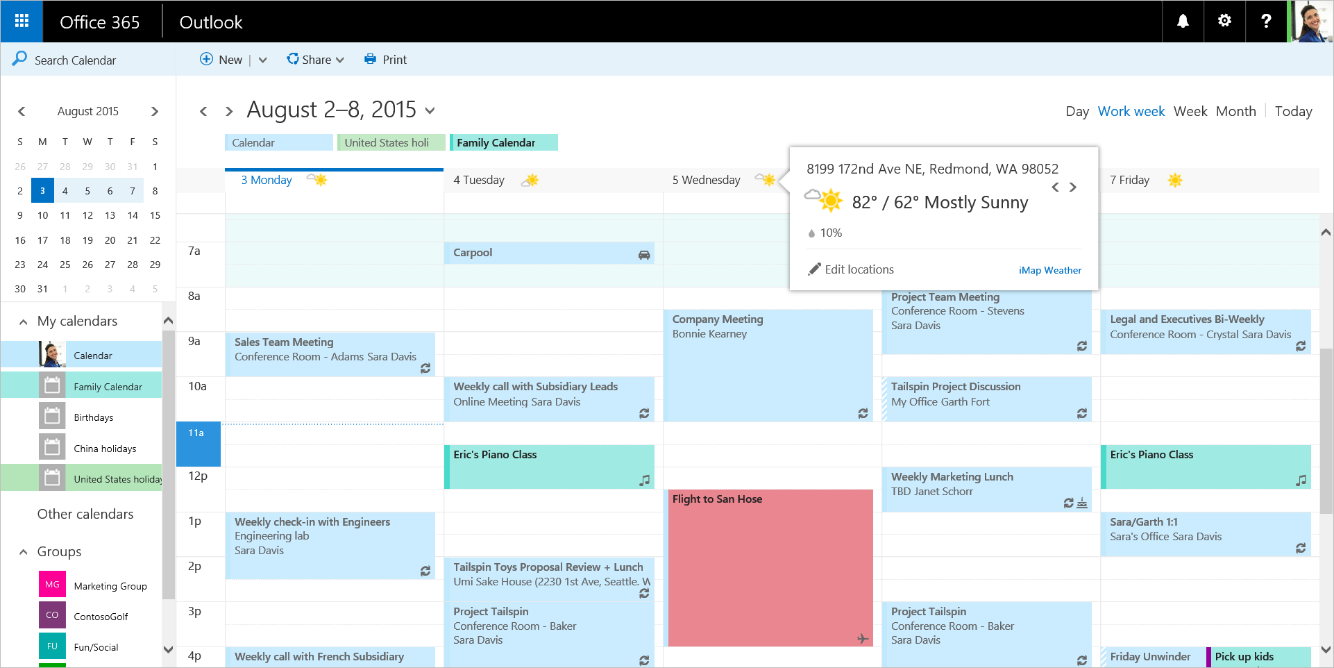 Office 365's Outlook web interface spruces up with new features and a