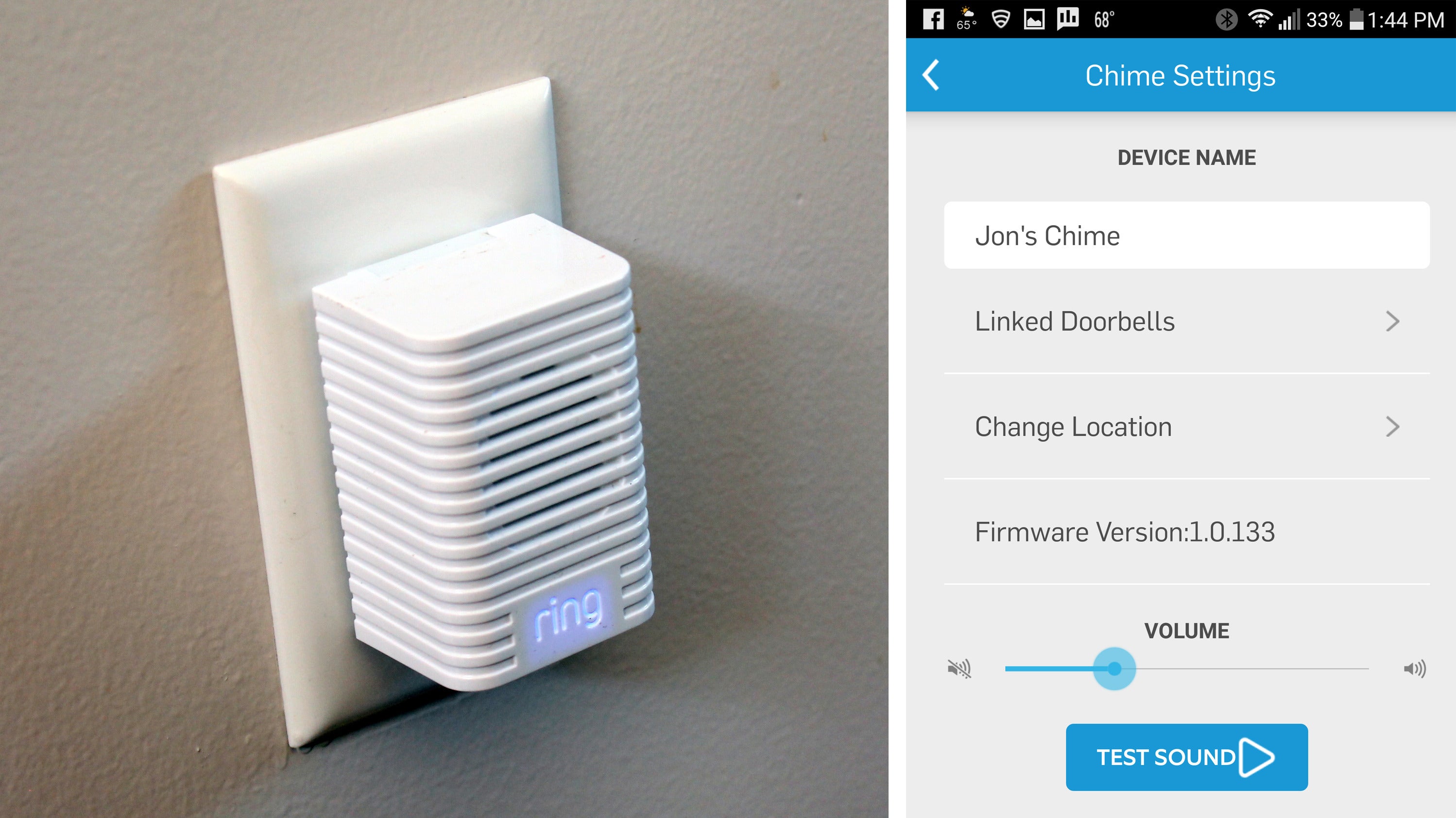 How does the Ring Video Doorbell work?