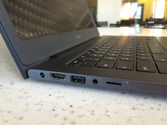 dell chromebook 13 left ports