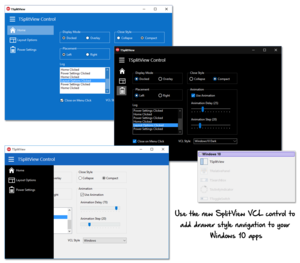 embarcadero vclsplitviewcontrol 2 withtext 2
