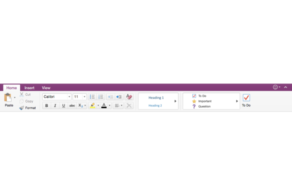 Office 2016 for Mac: Ribbon