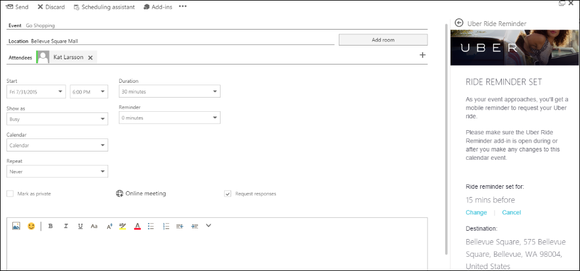 Outlook Uber