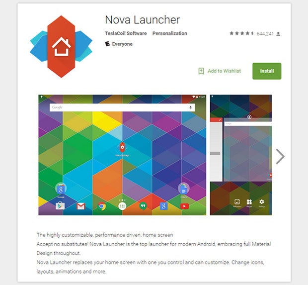 Nova Launcher Google Play