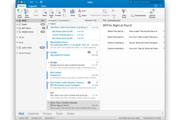 Office 2016 for Mac: Threaded conversations