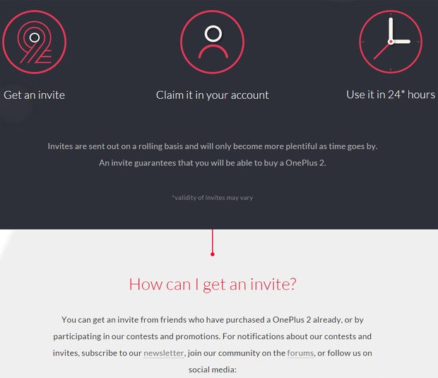 OnePlus Invites