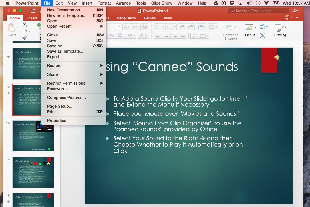 missing commands in the menu bar on onenote for mac