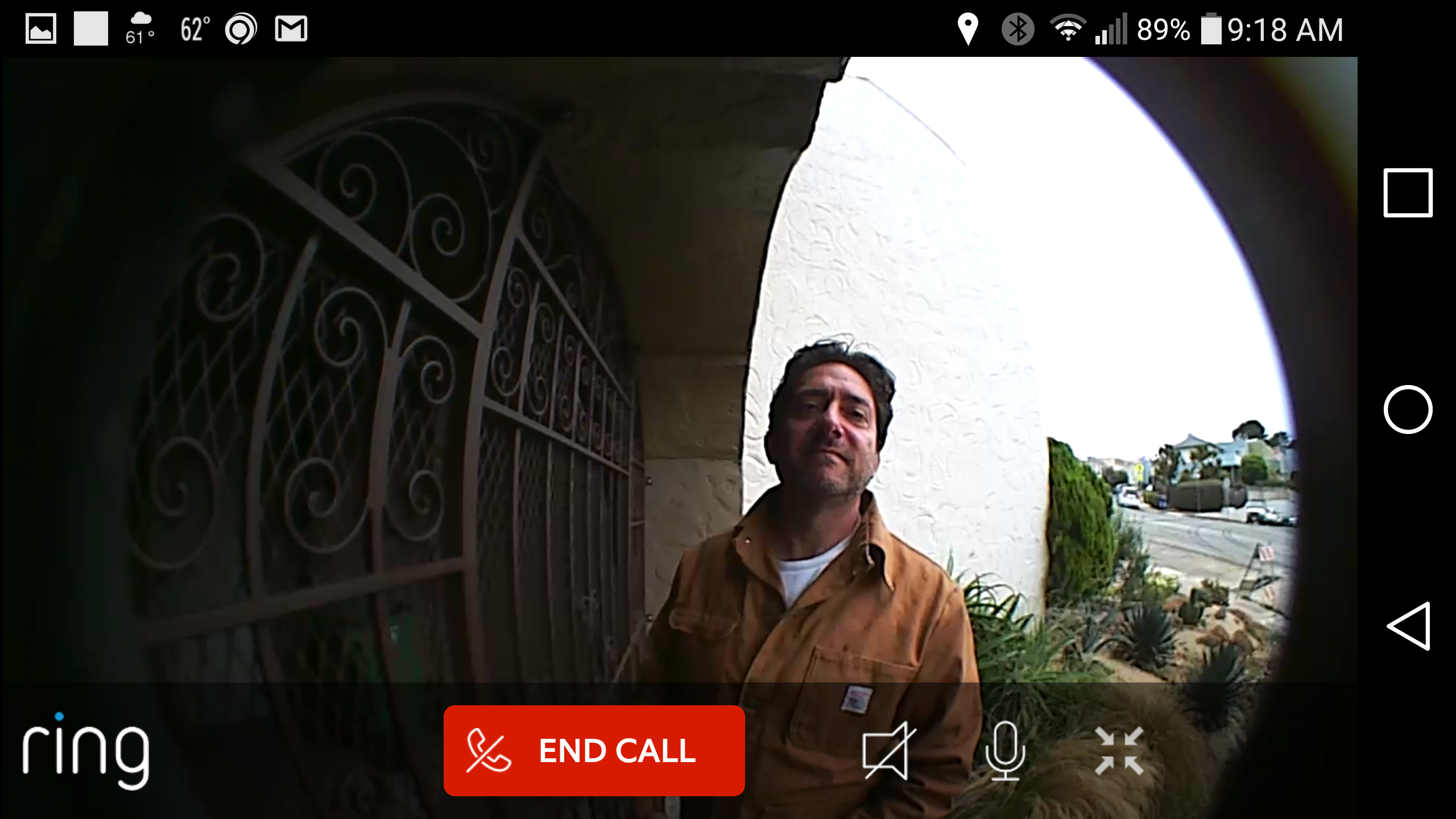 how does the ring doorbell work