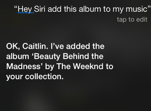 siri apple music my music