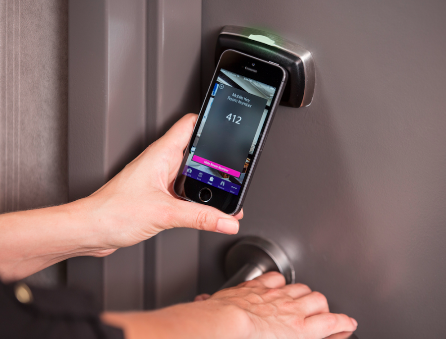 electronic hotel room keys
