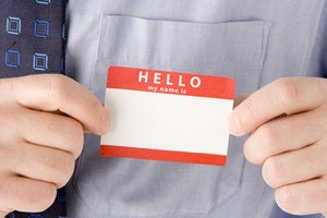 thinkstockphotos hello my name is